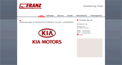 Desktop Screenshot of kia-franz.at