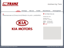 Tablet Screenshot of kia-franz.at